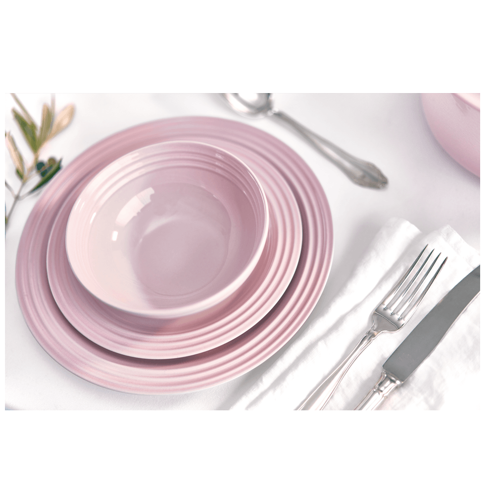 Prato Redondo Raso 22Cm Shell Pink - Le Creuset