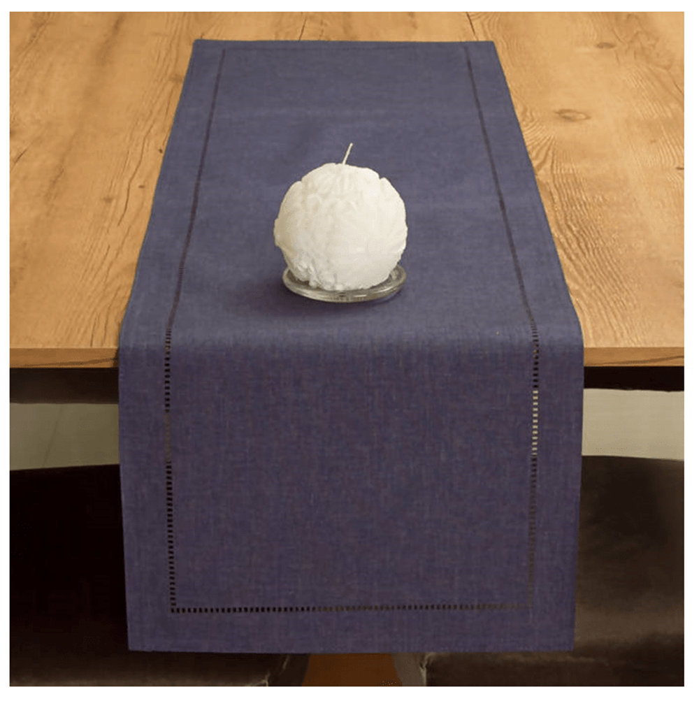 Caminho De Mesa Glamour Navy 40X180cm - Argivai