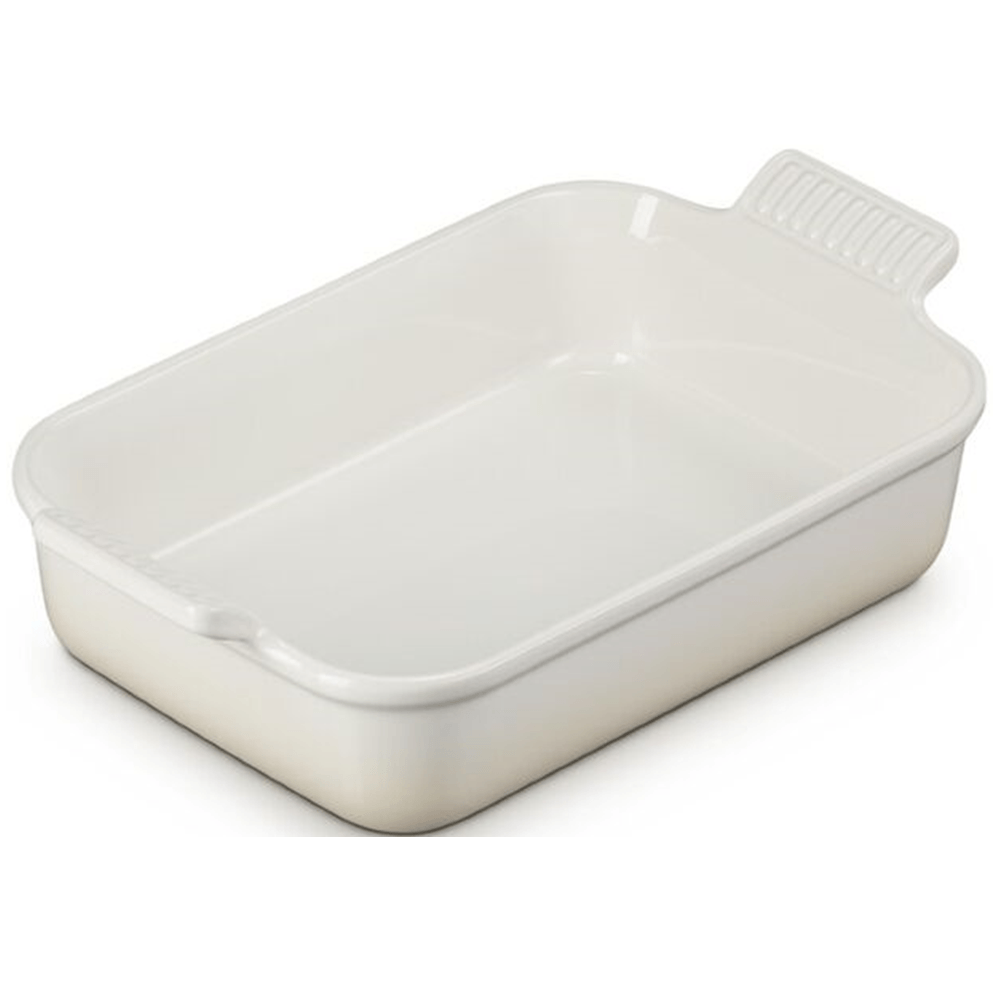 Travessa Retangular 32Cm Meringue Heritage - Le Creuset