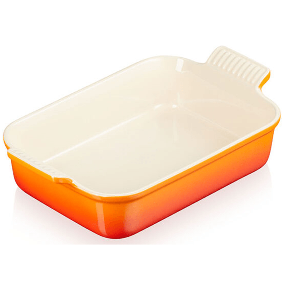 Travessa Retangular 26Cm Laranja Heritage - Le Creuset