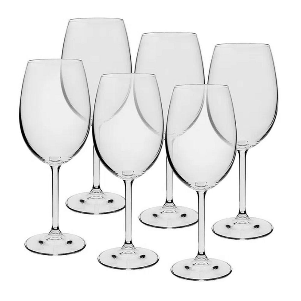 Jogo De 6 Taças Vinho Red Wine Colibri 450Ml - Bohemia