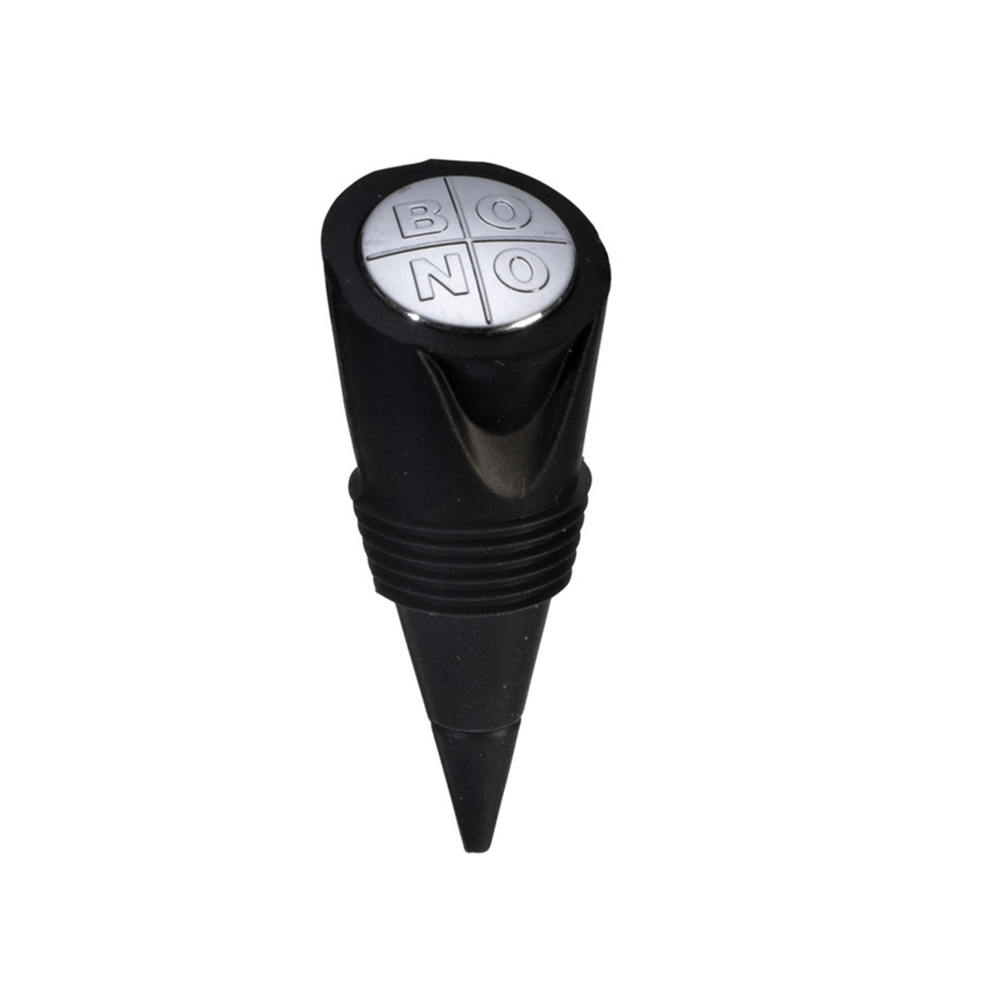 Tampa Para Garrafa De Vinho Silicone Preto - Bono
