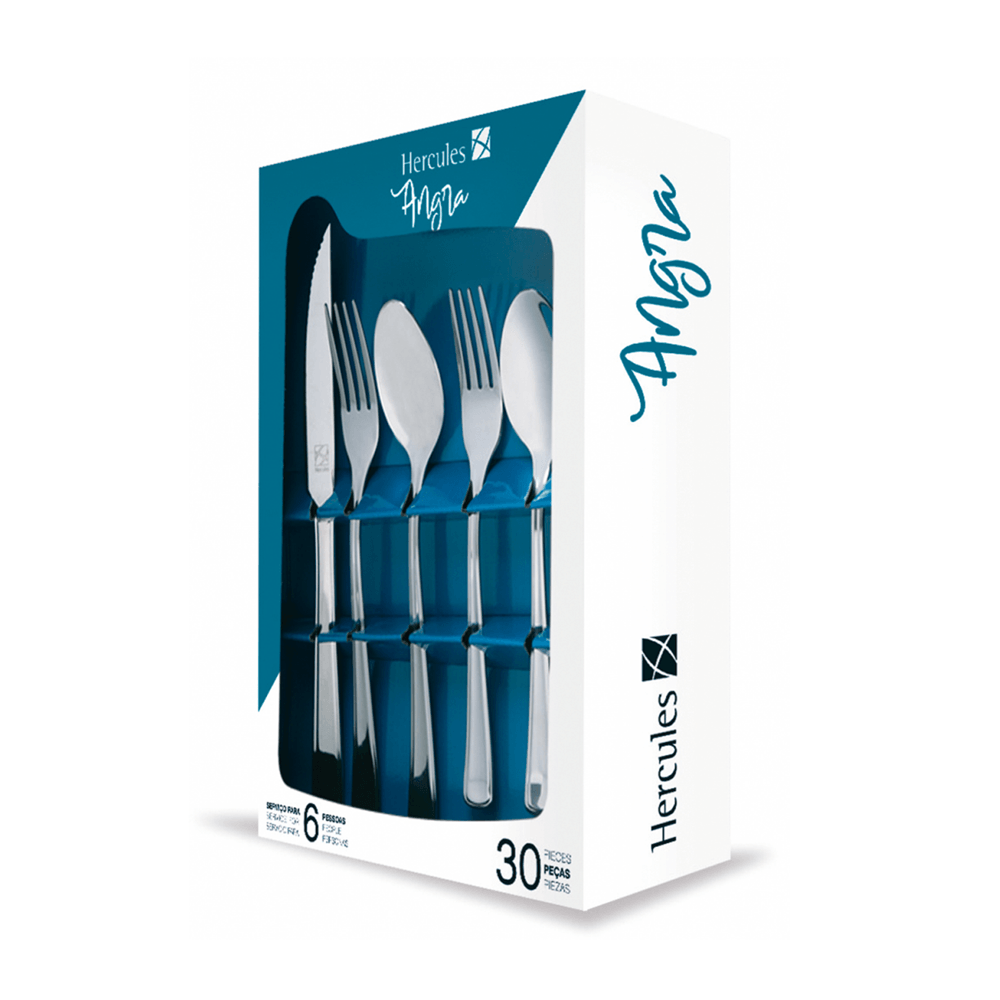Faqueiro Angra Inox 30 Peças - Hércules