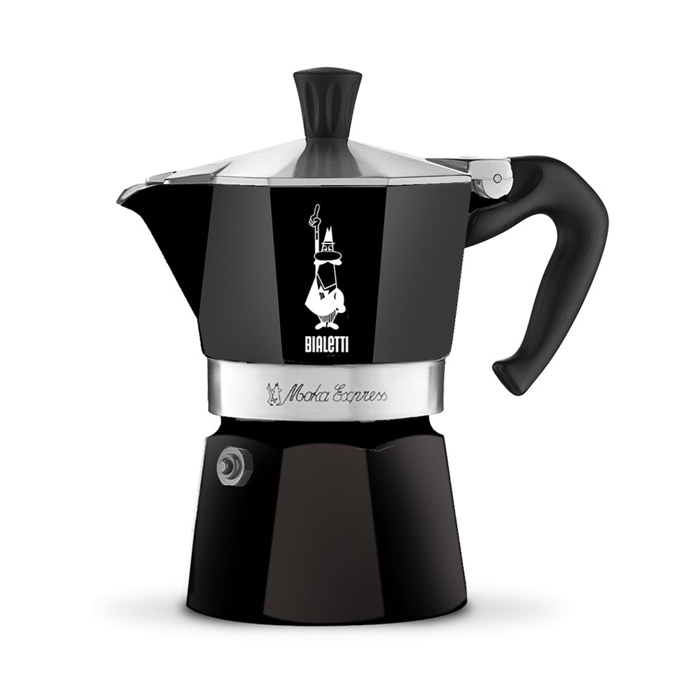 Cafeteira Italiana Moka Express Preta 6 Xícaras - Bialetti