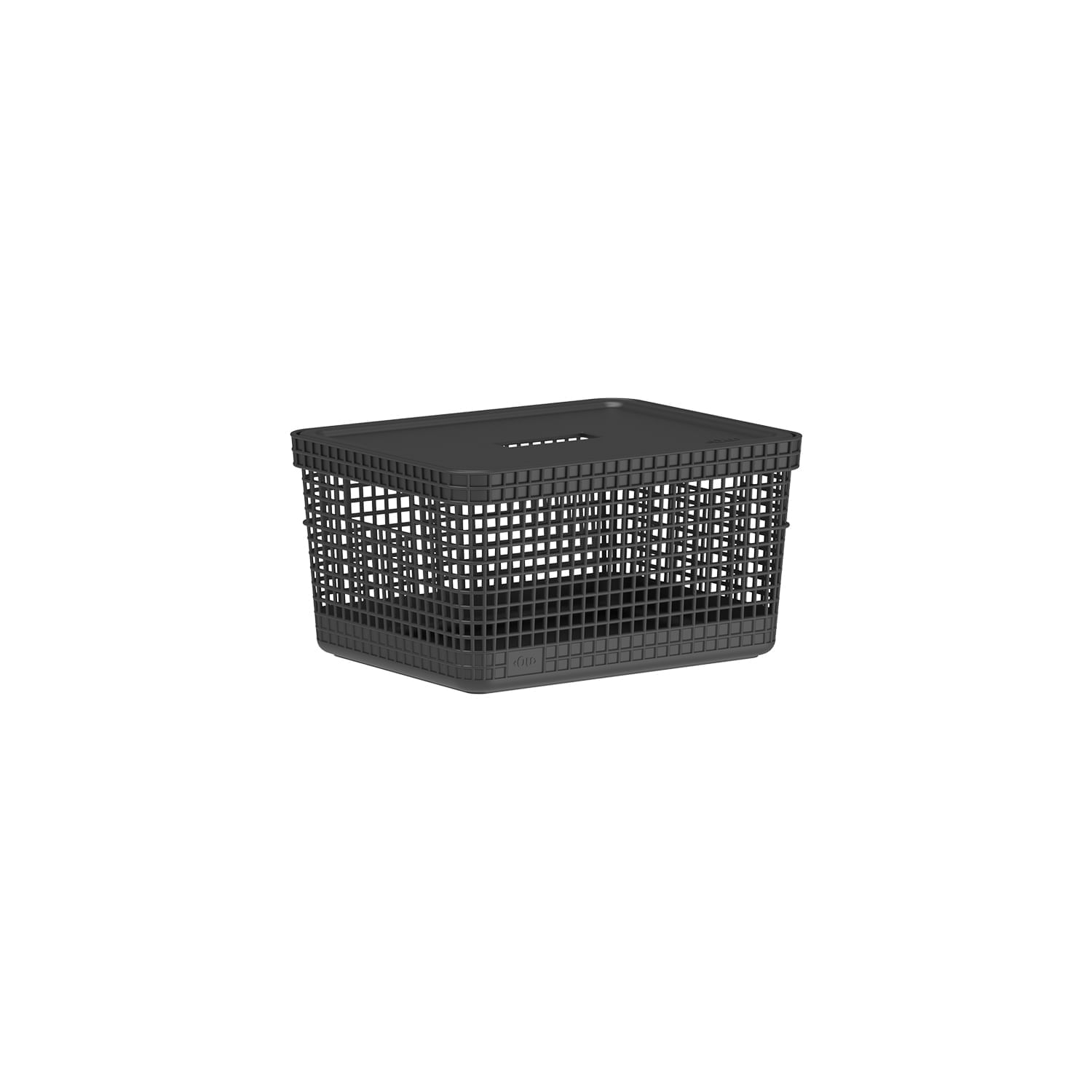 Cesto Organizador Grid Com Tampa 8 Litros